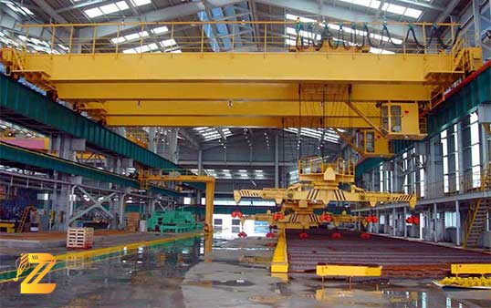 اجرای جرثقیل سقفی در کارخانه